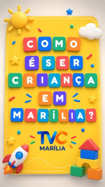 O futuro de Marília começa hoje! Neste Dia das Crianças, a TVC Marília preparou uma reportagem especial sobre o panorama da infância em nossa cidade.

Descubra dados importantes sobre educação, saúde, vagas em creches e muito mais. Porque investir nas crianças é investir no nosso amanhã.

Confira o vídeo completo e vamos juntos construir uma Marília ainda melhor para os pequenos! ✨

#DiaDasCrianças #Marília #Infância #Futuro #TVCMarília #Educação #SaúdeInfantil